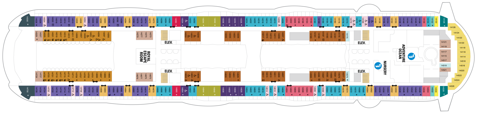 Deck 14 plan